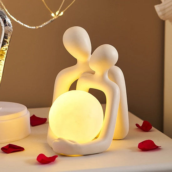 Modern Design Sculptural Light Art of Romance LED Lamp