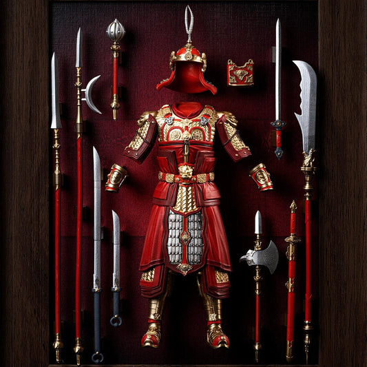 ALDO Arts & Entertainment > Hobbies & Creative Arts > Collectibles > Scale Models Ancient Chinese Warrior Armour Collectible Fraimed Art