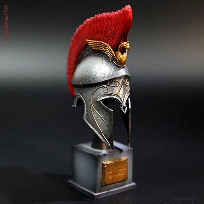 ALDO Arts & Entertainment > Hobbies & Creative Arts > Collectibles > Scale Models Ancient  Greek Helmet Desktop Statue