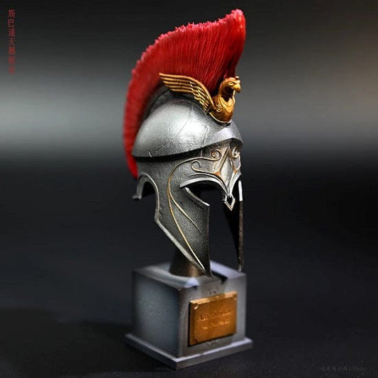 ALDO Arts & Entertainment > Hobbies & Creative Arts > Collectibles > Scale Models Ancient  Greek Helmet Desktop Statue