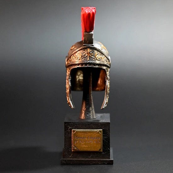 ALDO Arts & Entertainment > Hobbies & Creative Arts > Collectibles > Scale Models Ancient  Roman Ogfficer  Helmet Desktop Statue