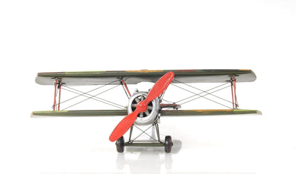 ALDO Creative Arts >Collectibles> Scale Model L: 10.25 W: 14 H: 6.5 Inches / NEW / Iron Airplane British First World War Single Seat Biplane  Metal Model