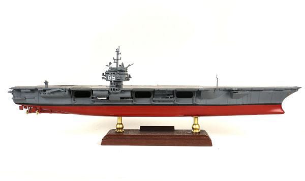 ALDO Creative Arts Collectibles Scale Model length: 50cm/width: 11.5cm/height: 12cm US  Navy  Nuclear Power Aircraft Carrier Enterprise CVN-65  Desk Display Military Ship Diecast Model