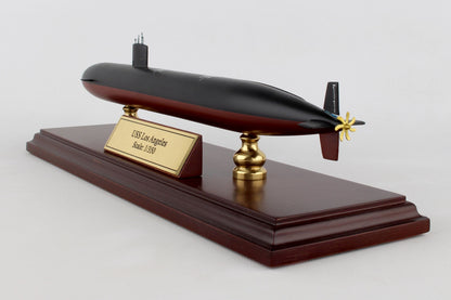 ALDO Creative Arts Collectibles Scale Model Length is 12" and beam is 1" / NEW / wod US Navy SSN Los Angeles Class  Nuclear-Powered Fast Attack Submarine  Model Assembled