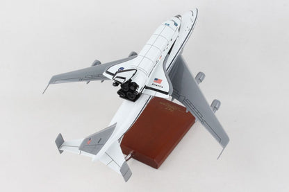 ALDO Creative Arts Collectibles Scale Model NASA Airplane Boeing 747 With Space Orbiter Shuttle Atlantis Wood Model Aircraft Assembled