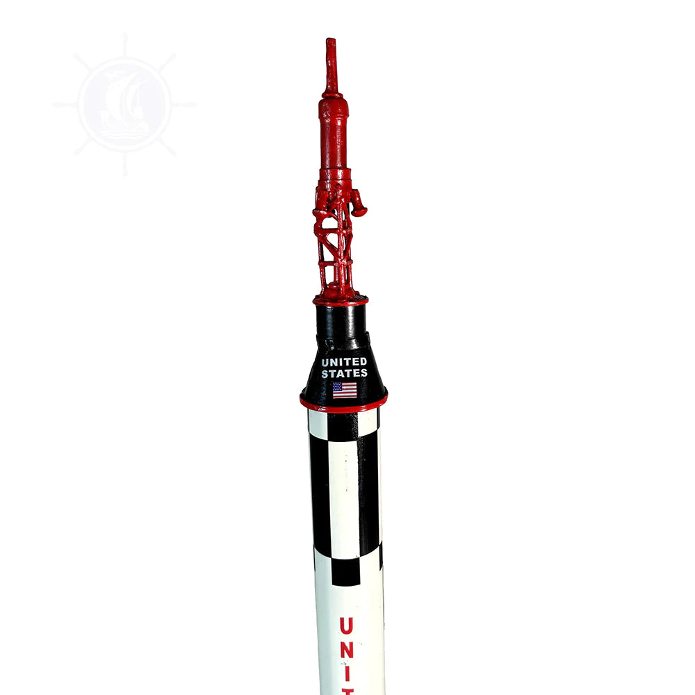 ALDO Creative Arts Collectibles Scale Model NASA Mercury Redstone Launch Rocket for Manned Spacecraft Model