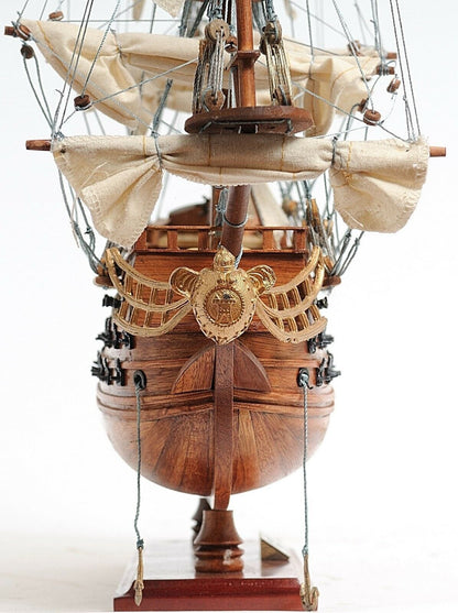 Aldo Creative Arts Collectibles Scale Model San Felipe Spanish Armada Galleon Tall Ship Small Wood Model Sailboat Assembled