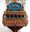 Aldo Creative Arts Collectibles Scale Model San Felipe Spanish Armada Galleon Tall Ship Small Wood Model Sailboat Assembled