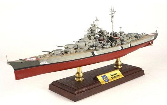 ALDO Creative Arts Collectibles> Scale Model World War II German Flagship Bismarck Military Battleship Alloy  14" Long Model Assembled