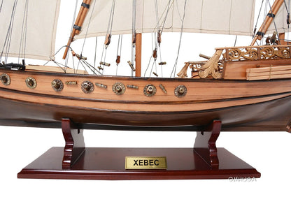 ALDO Creative Arts Collectibles Scale Model Xebec Corsair Pirates Galley Sailboat Wood Model Ship Assembled