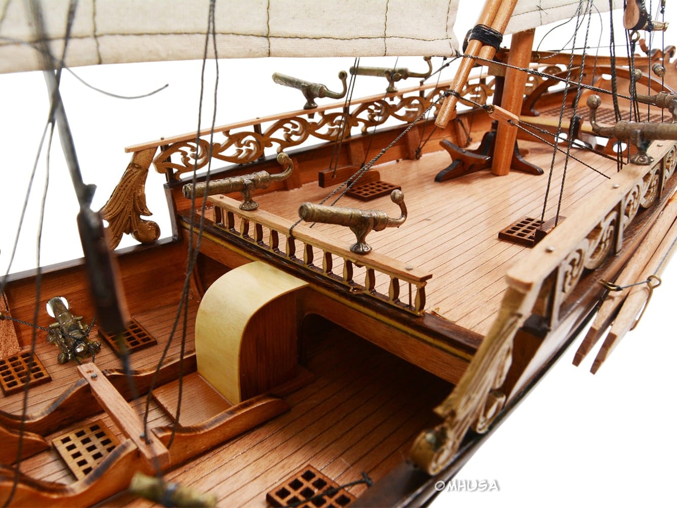 ALDO Creative Arts Collectibles Scale Model Xebec Corsair Pirates Galley Sailboat Wood Model Ship Assembled