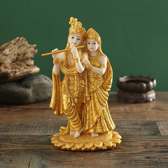 ALDO Décor>Artwork>Sculptures & Statues 1 Radha and Krishna Buddha Statue  Symbol of Compassion and Mercy and Healing