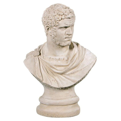 ALDO Décor>Artwork>Sculptures & Statues 19"Wx12"Dx27.5"H / NEW / resin Roman Emperor Marcus Aurelius  Caracalla Sculptural Bust