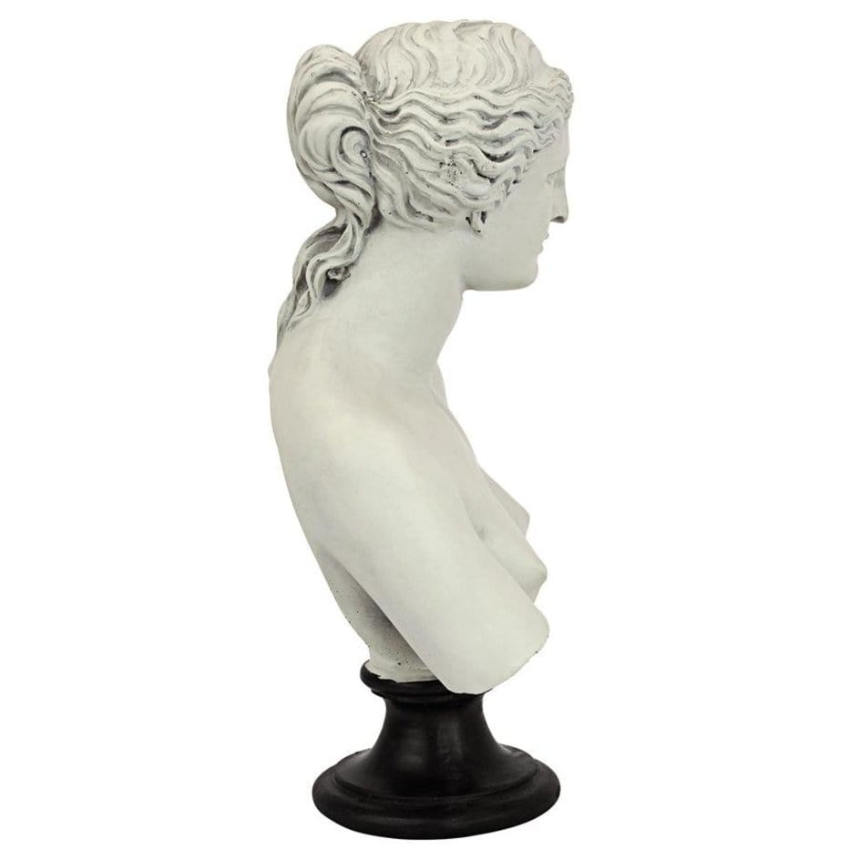 ALDO Décor>Artwork>Sculptures & Statues 7.5"Wx4"Dx12"H / NEW / resin Roman  Venus de Milo Goddess of Love Statue Sculptural Bust By artist Alexandros of Antioch