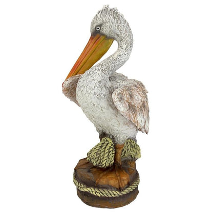 ALDO Décor>Artwork>Sculptures & Statues 7"Wx7.5"Dx15"H / new / resin Ocean Side Pelican Garden Statue