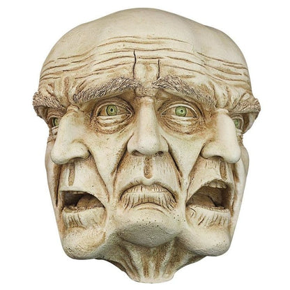 ALDO Décor>Artwork>Sculptures & Statues 9"Wx4"Dx10"H / NEW / Resin Nightmare Halloween Wall Sculpture By artist Liam Manchester