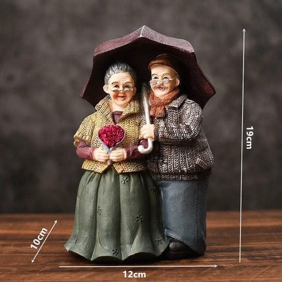 ALDO Décor>Artwork>Sculptures & Statues A Love is Forever Couple Lovers  Grandparents Miniatute Statues