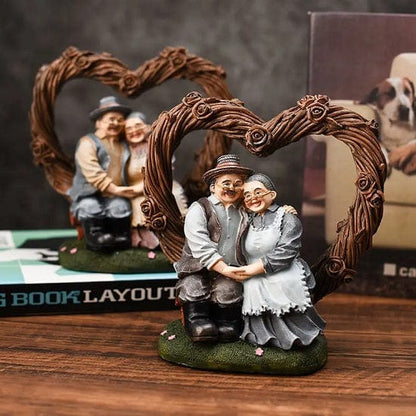 ALDO Décor>Artwork>Sculptures & Statues A Love is Forever Couple Lovers  Grandparents Miniatute Statues