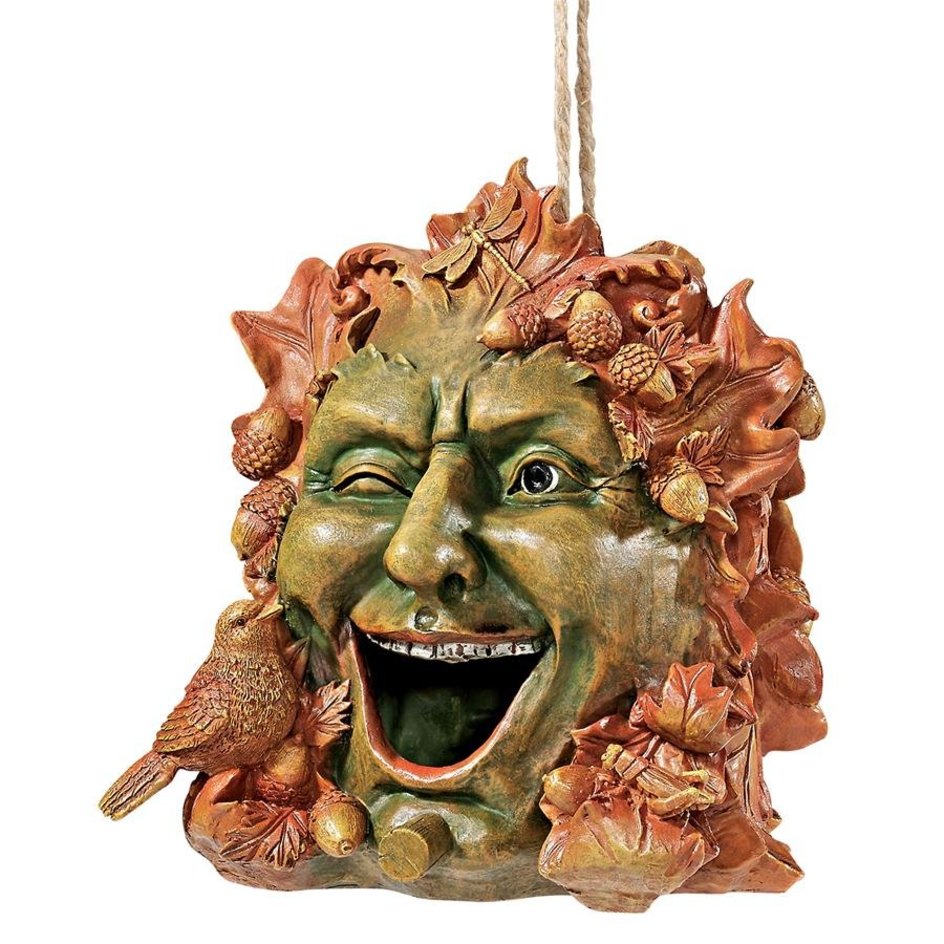 ALDO Décor>Artwork>Sculptures & Statues Greenman  Sculptural Birdhouse