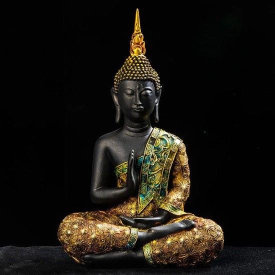 ALDO Décor>Artwork>Sculptures & Statues Large Meditating Thailand Buddha Statue  For Good Luck,Wealth and Prosperity