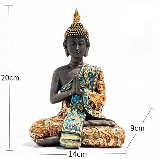 ALDO Décor>Artwork>Sculptures & Statues Large Meditating Thailand Buddha Statue  For Good Luck,Wealth and Prosperity