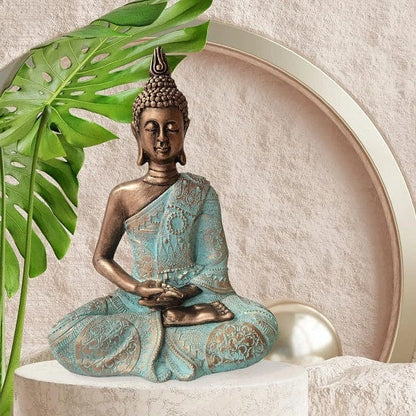 ALDO Décor>Artwork>Sculptures & Statues Meditating Thai Buddha Statue Sculpture For Good luck and Auspiciousness