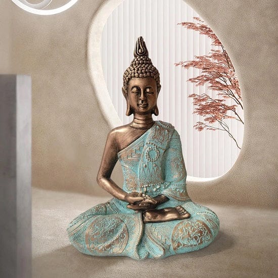 ALDO Décor>Artwork>Sculptures & Statues Meditating Thai Buddha Statue Sculpture For Good luck and Auspiciousness