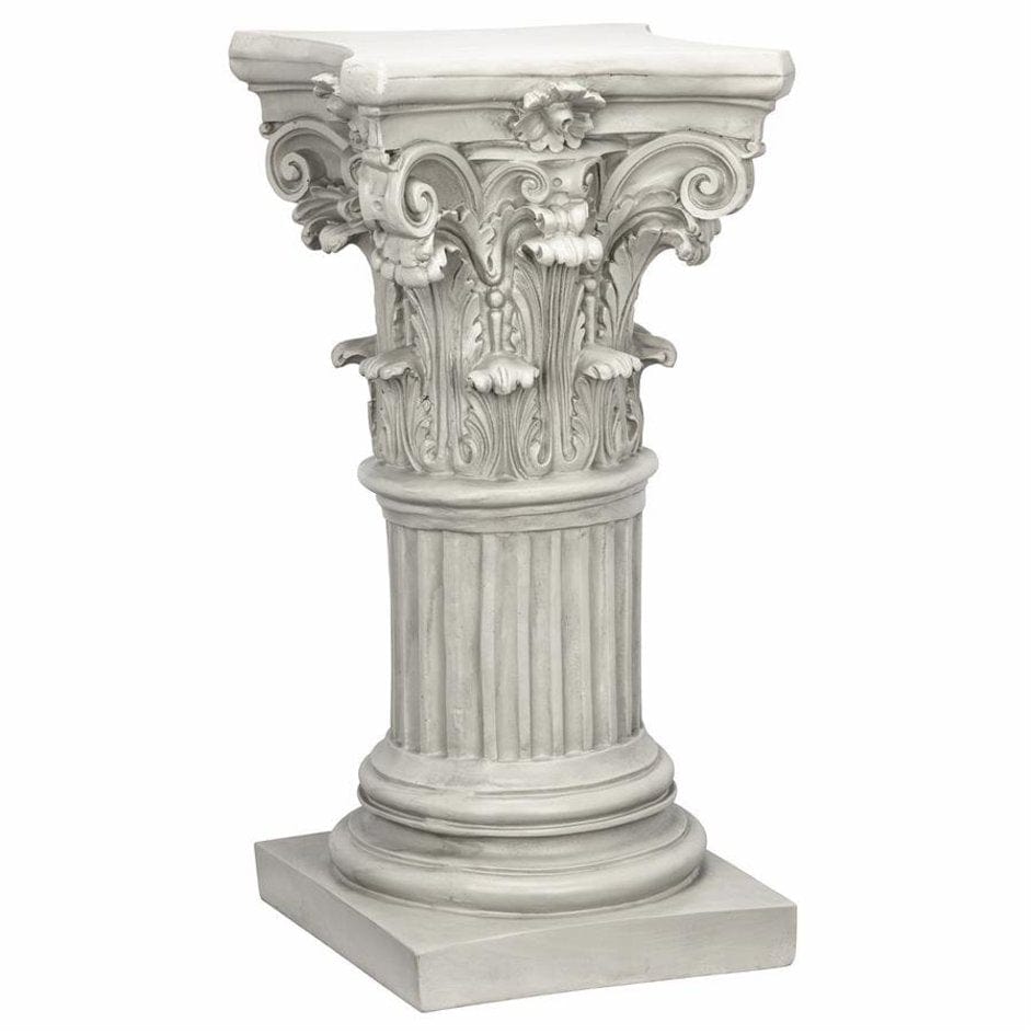 ALDO Décor>Artwork>Sculptures & Statues Roman Emperor Marcus Aurelius  Caracalla Sculptural Bust On Corinthian Pedestal