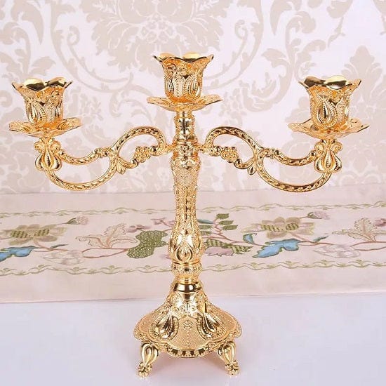 ALDO Décor>Artwork>Sculptures & Statues Vintage Metal 1-3 and 5 Arm Candlestick Candle Holders  Candelabra Centerpieces Home Decoration