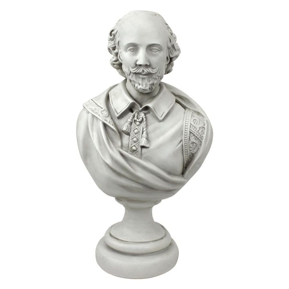 ALDO Décor>Artwork>Sculptures & Statues William Shakespeare Sculptural Bust by Artist Emile Guillemin