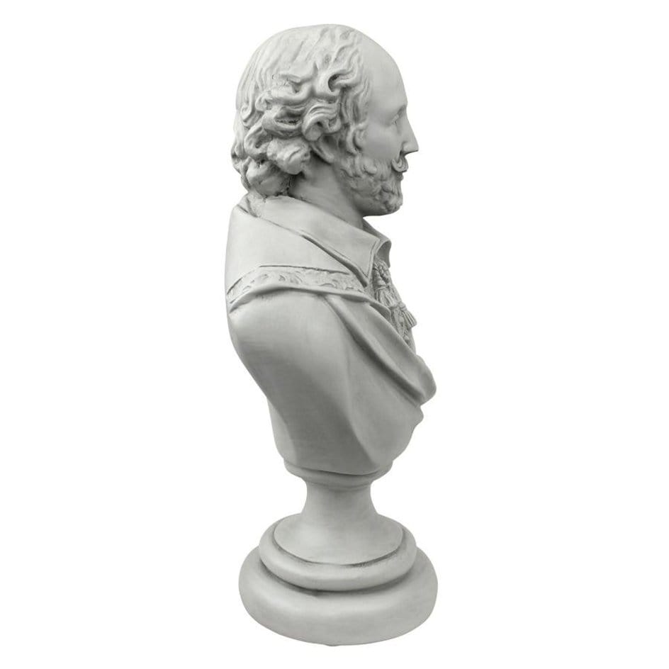 ALDO Décor>Artwork>Sculptures & Statues William Shakespeare Sculptural Bust by Artist Emile Guillemin