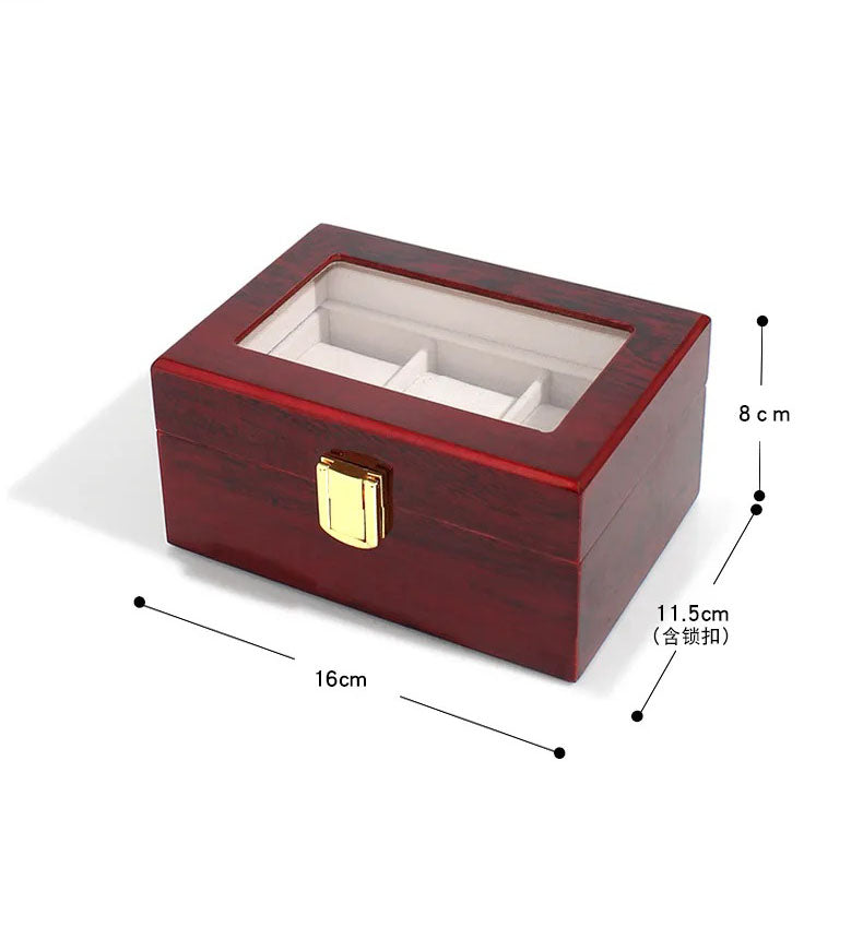 ALDO Décor > Watches Brown Luxury High Quality Piano Painted Wood Watch Case Box Organizer