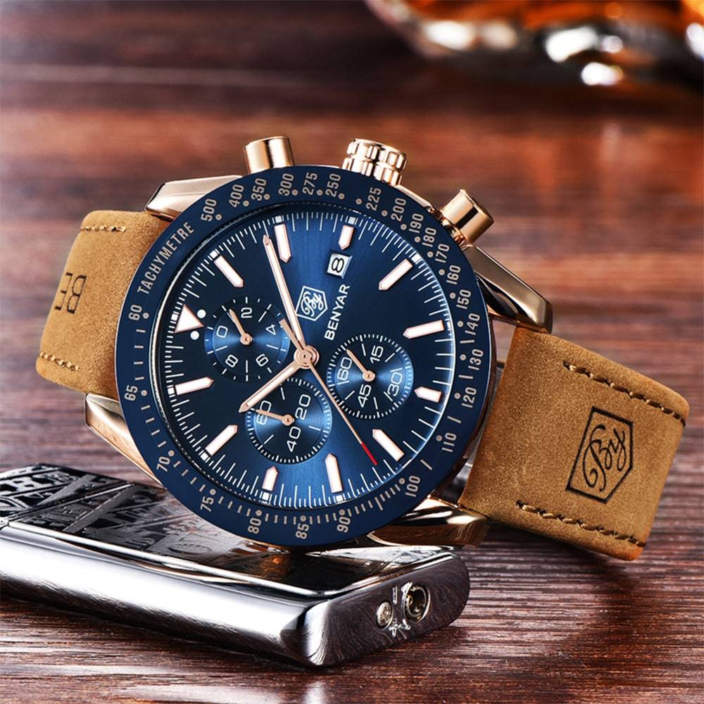 ALDO Décor > Watches Case Diameter 45mm x  Case Thickness 14mm" / NEW / Stainless Steel Military Wrist Sport Watch Chronograph For Man with Quartz Movement Blue Display Waterproof Luminous