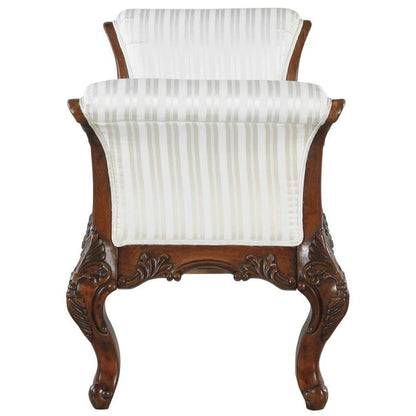 Aldo Furniture Home And Garden Decoration Décor Chair & Sofa 59"Wx24"Dx29"H / NEW / wood European Style Hand Carved Solid Mahogany Bench