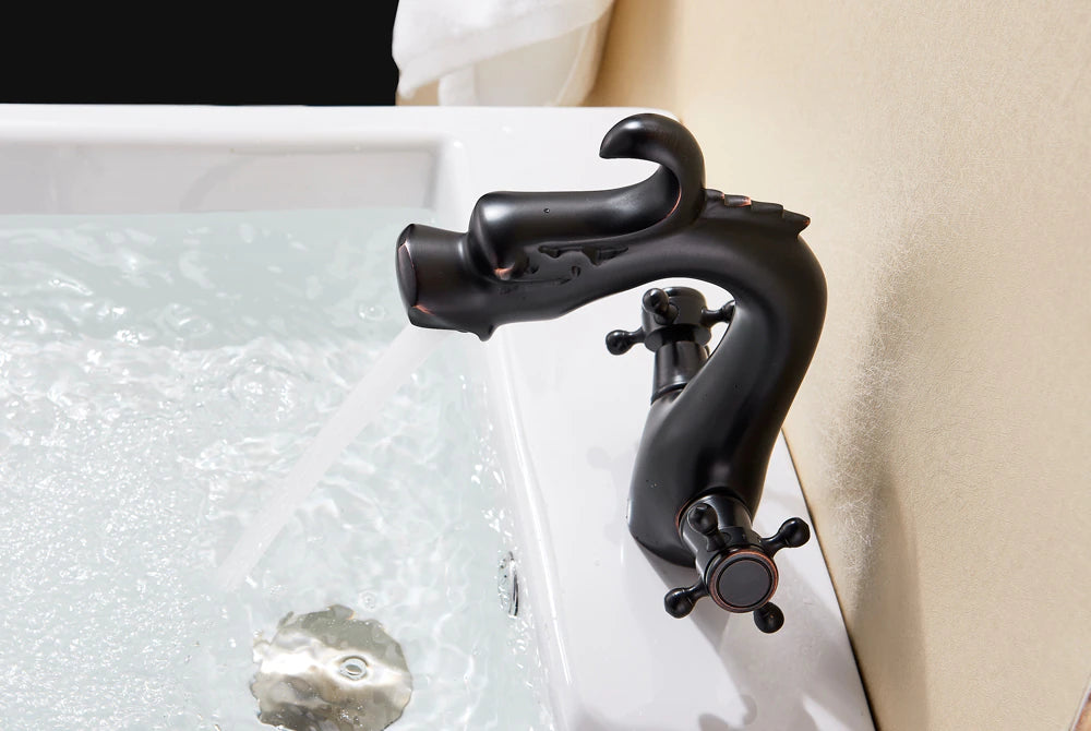 ALDO Hardware>Plumbing Fixtures Luxury Contemporary Bathroom Dragon Basin Faucet Deck Mounted.