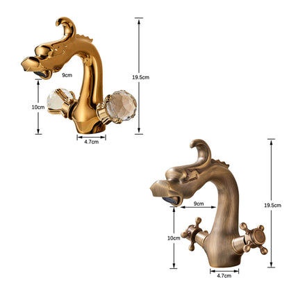 ALDO Hardware>Plumbing Fixtures Luxury Contemporary Bathroom Dragon Basin Faucet Deck Mounted.