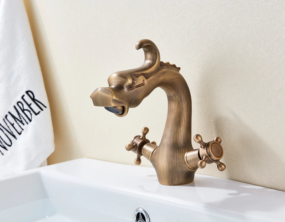 ALDO Hardware>Plumbing Fixtures Luxury Contemporary Bathroom Dragon Basin Faucet Deck Mounted.