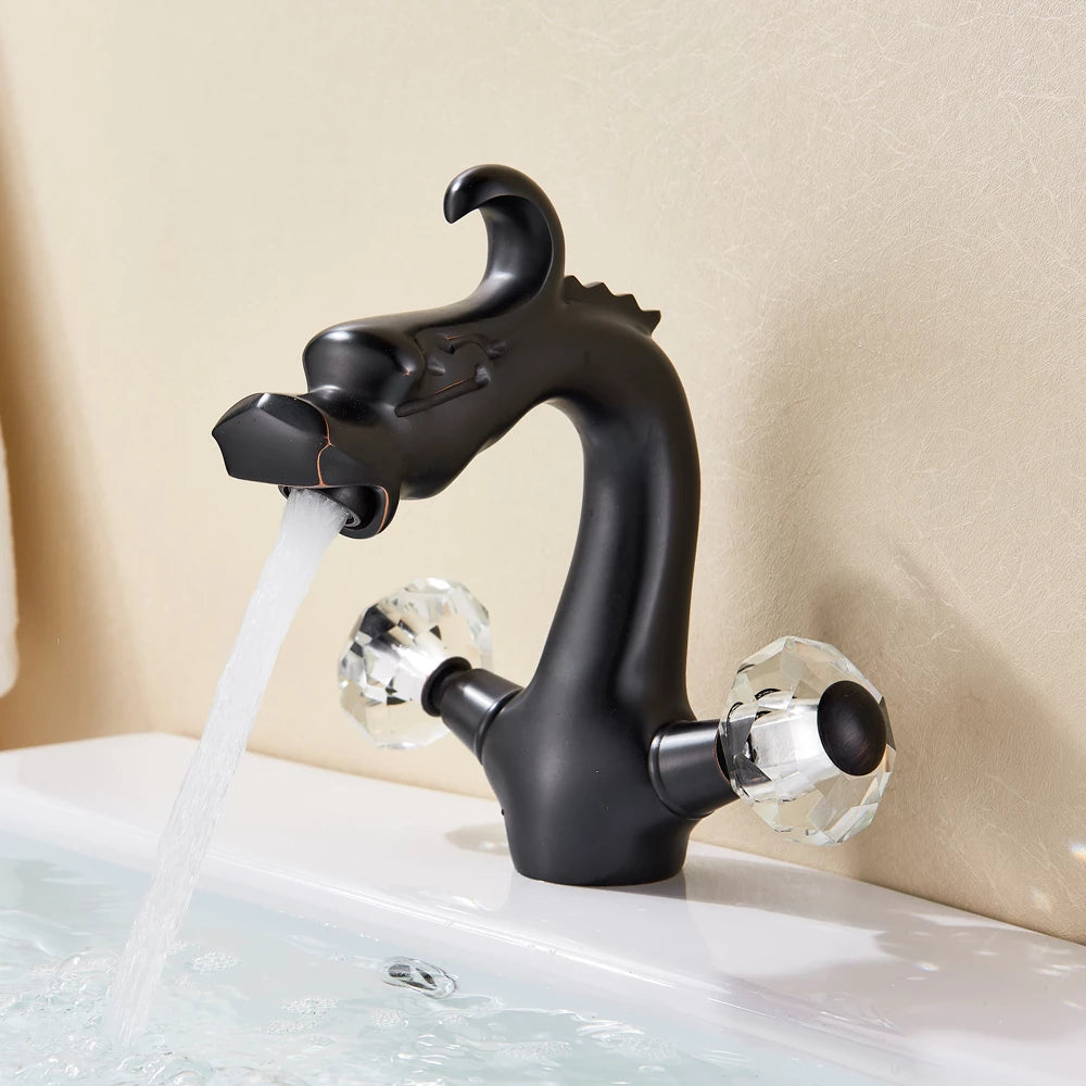 ALDO Hardware>Plumbing Fixtures Luxury Contemporary Bathroom Dragon Basin Faucet Deck Mounted.