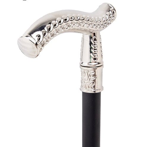 ALDO Health Care Mobility & Accessibility Canes & Walking Sticks White Flower  Luxury Curve Line Type Walking Cane Fashion Gentleman Walking Stick