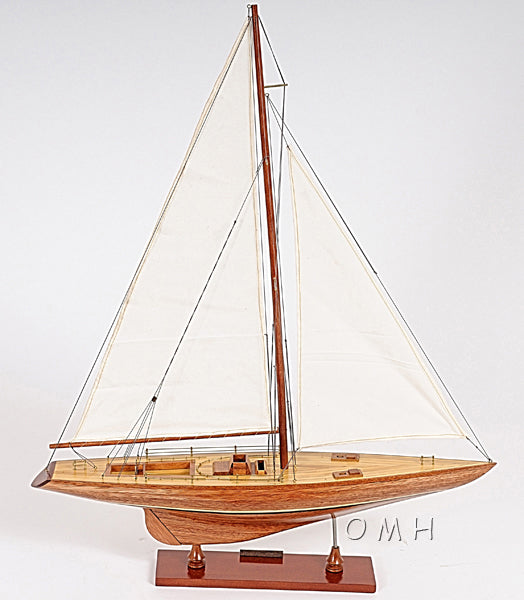 ALDO Hobbies & Creative Arts> Collectibles> Scale Model America's Cup Colombia J Class Classic Sailing Yacht Large Wood Model