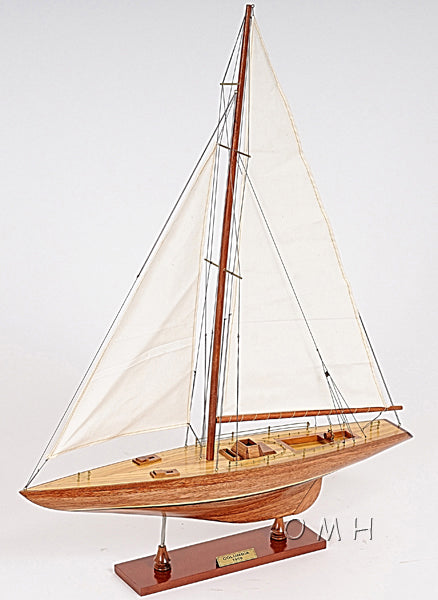 ALDO Hobbies & Creative Arts> Collectibles> Scale Model America's Cup Colombia J Class Classic Sailing Yacht Large Wood Model