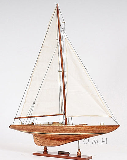 ALDO Hobbies & Creative Arts> Collectibles> Scale Model America's Cup Colombia J Class Classic Sailing Yacht Large Wood Model