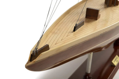 ALDO Hobbies & Creative Arts> Collectibles> Scale Model America's Cup Endeavor J Class Sailboat Small Wood Model Yacht by Authentic Models