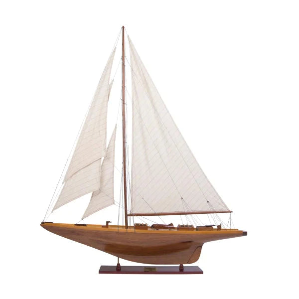 ALDO Hobbies & Creative Arts> Collectibles> Scale Model America's Cup Shamrock V is the J Class Classic Sailing Yacht Large Wood Model