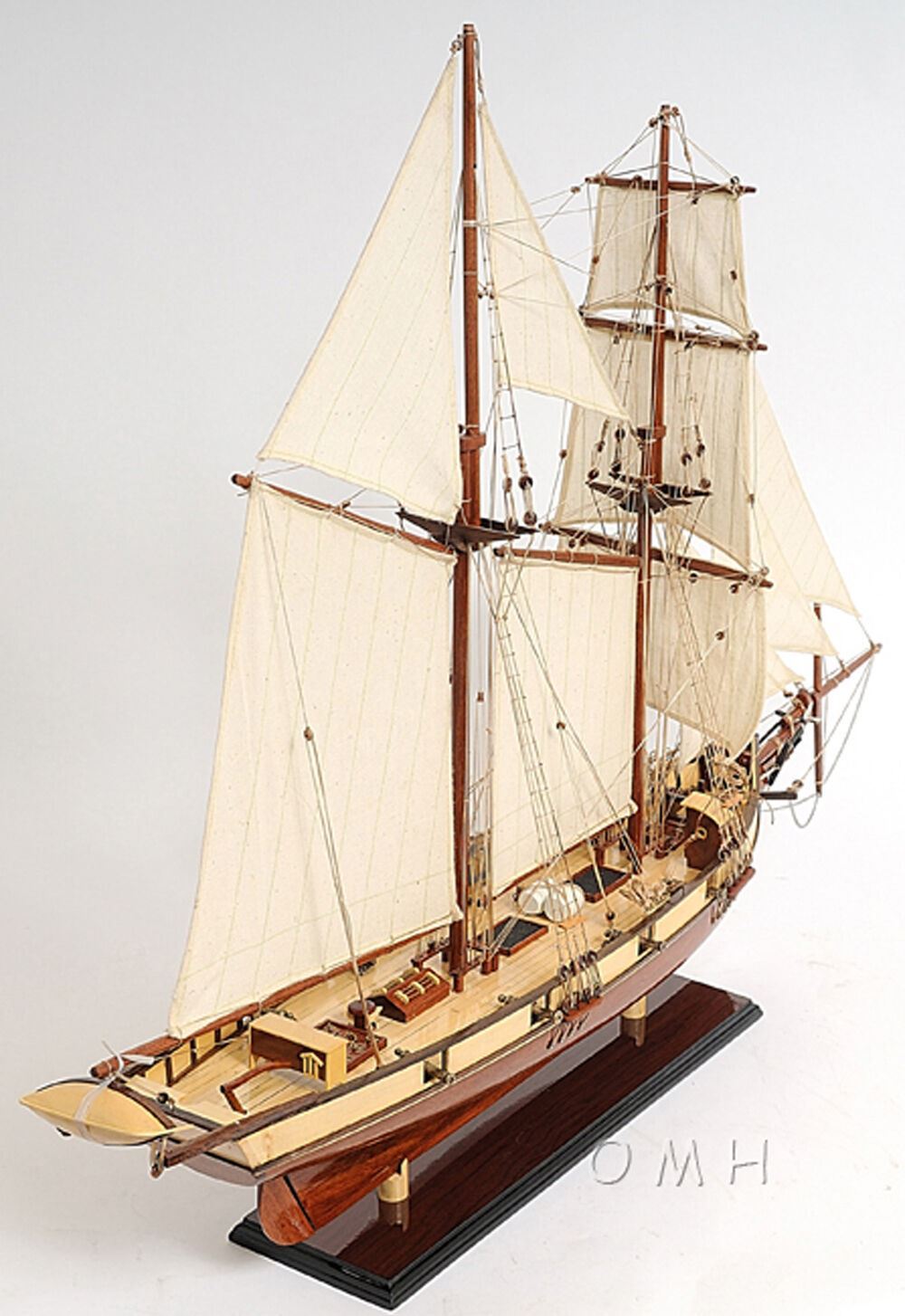 ALDO > Hobbies & Creative Arts> Collectibles> Scale Model Harvey Baltimore Clipper Tall Ship Large Wood Model Boat  Assembled