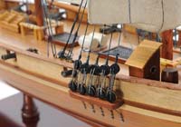 ALDO > Hobbies & Creative Arts> Collectibles> Scale Model Harvey Baltimore Clipper Tall Ship Large Wood Model Boat  Assembled