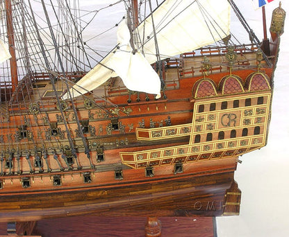 Aldo Hobbies & Creative Arts> Collectibles> Scale Model HMS Sovereign Of The Seas Royal Navy Tall Ship X Large One of a Kind Wood Model Ship Assembled