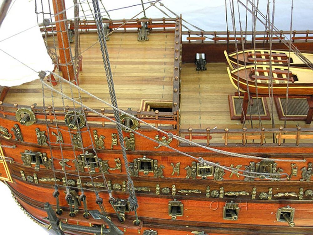 Aldo Hobbies & Creative Arts> Collectibles> Scale Model HMS Sovereign Of The Seas Royal Navy Tall Ship X Large One of a Kind Wood Model Ship Assembled