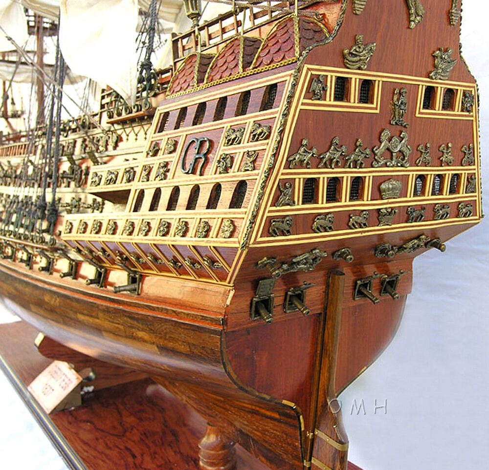 Aldo Hobbies & Creative Arts> Collectibles> Scale Model HMS Sovereign Of The Seas Royal Navy Tall Ship X Large One of a Kind Wood Model Ship Assembled