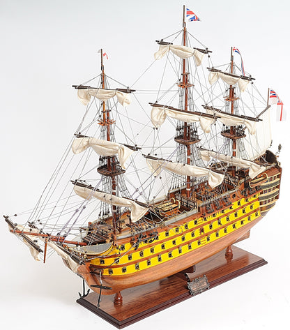 ALDO Hobbies & Creative Arts> Collectibles> Scale Model HMS Victory Admiral Nelson Flagship Tall Ship Large Sailboat Exclusive Edition Wood Painted Model Assembled